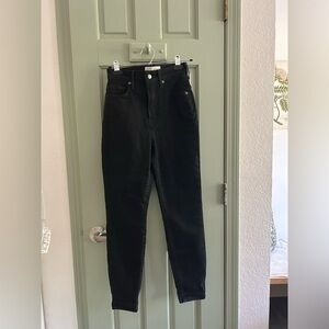 Everlane Black Curvy Way-High Skinny Jeans